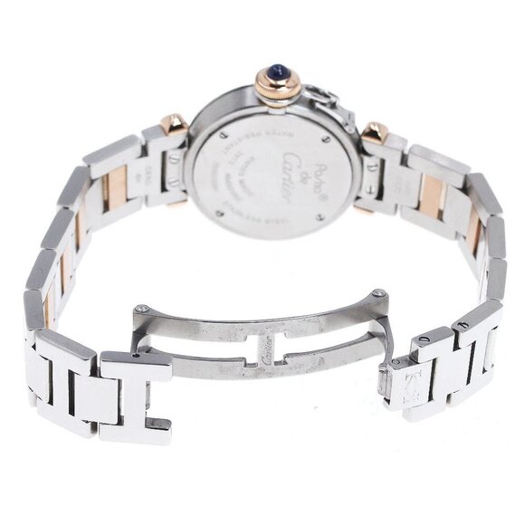 CARTIER Mispacha 8P Diamond Silver Dial Quartz Ladies Watch - Picture 4 of 7